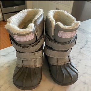 Cat and Jack toddler girl snow boots